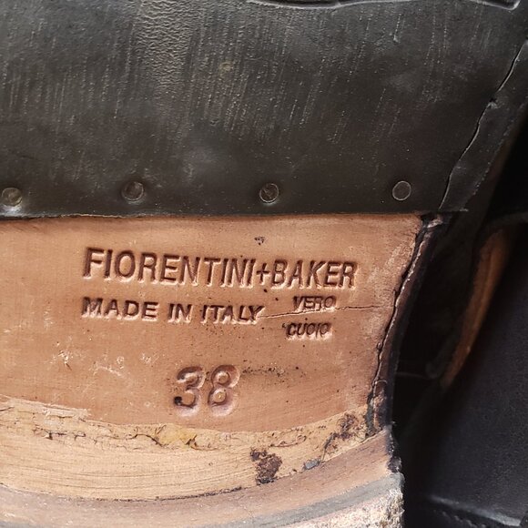 Fiorentini + Baker Black Ankle Boots - 38 - Picture 8 of 9